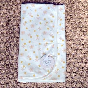 Tun Tun Printed Flower Natural Baby Blanket
